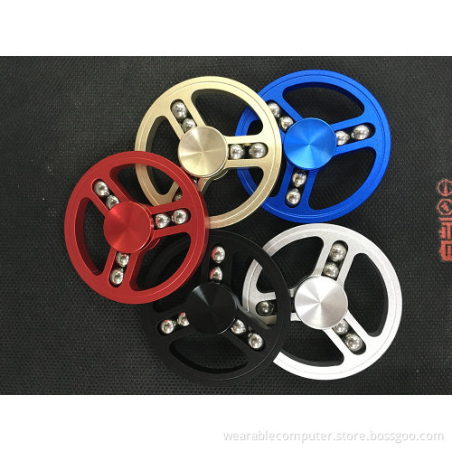 Novelty Toys for Kids Game Spinner Reduced Pressure Fidget Hand Spinner Spin Above 3 Mins Finger Spinner Bearing with Beading